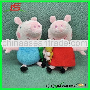 LE h1749 cute gift collect highly quality cartoon plush peppa pig