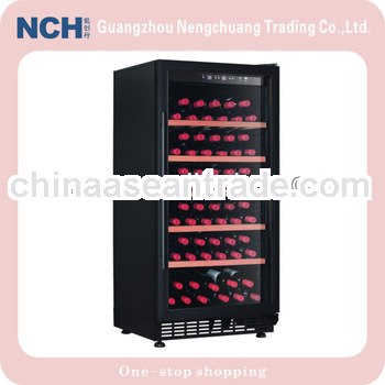 Large capacity stainless steel compressor wine cooler