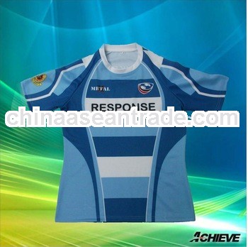 Latest OEM sublimation rugby jersey