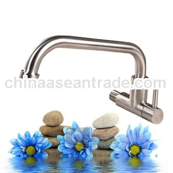Lead from Stainless steel wall mount kitchen faucet
