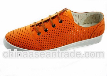 Leather cheap sneakers CP807-OR