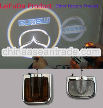Led car door projector logo light,top supplier projector car logo courtesy light