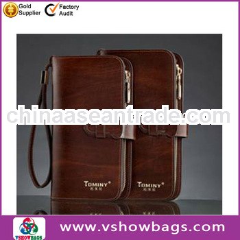 Leisure style multifunctional leather wallets