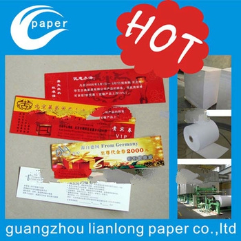 Lian long manufacturing movie ticket/bus ticket/tickets preview the counterfeiting printing service 