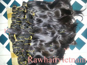 Long-lasting Double Drawn Machine Made Weft Virgin Remy Vietnamese Human Hair Extension