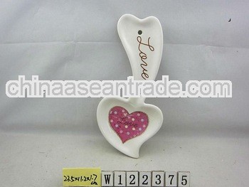 Lovely Ceramic Spoon Rest with Hole