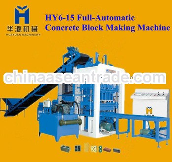Low cost brick machine QT6-15 automatic manual hollow block making machine,concrete block factory fo