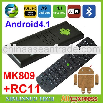 MK809 MINI TV BOX with RC11 wireless keyboard