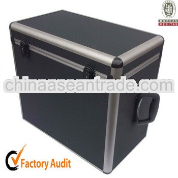 MLDGJ257 Professional Aluminum Alloy Black Large Carry Case for Equipment Machine