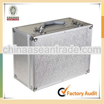 MLDGJ389 Custom-made Professional Manufacturing High-quality Aluminium Suitcase Silver Office Briefc