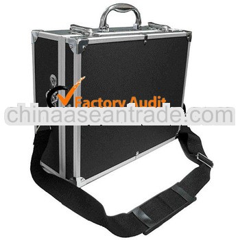 MLD-CB013 dazzling silver aluminum frame foam cutting portable small camera satorage tools case carr