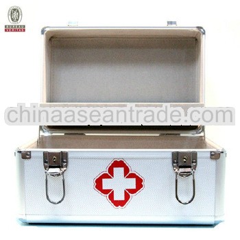 MLD-FAC20 Fashion high quality standard aluminum medicine case pills storage with tray