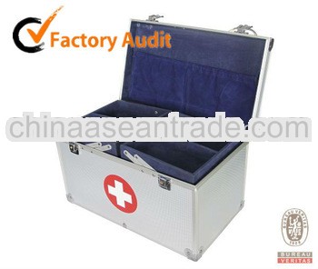 Manufacturer high quality aluminium first aid case