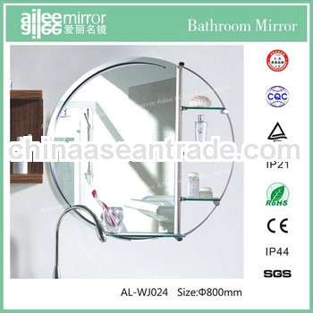 Mdf bathroom mirror cabinet clear sheet glass 1.8mm mirror