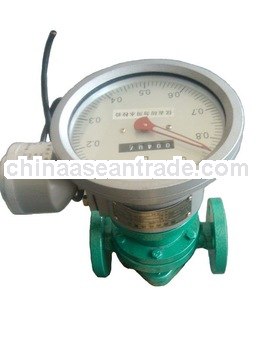 Mechanical/digital high pressure oil flow meter