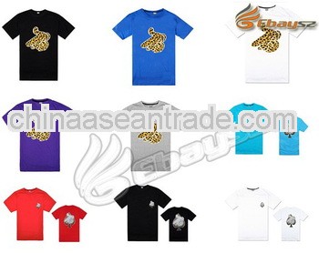Mesh Fabric embroidered 100% cotton short t-shirts