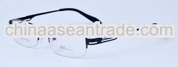 Metal Man's half rim optical eyeglasses frame
