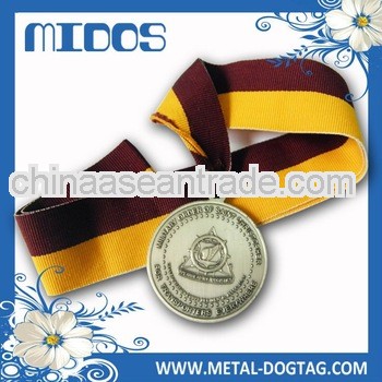 Metal medal , Sports Metal Medals with Ribbons