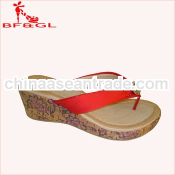Middle East Lady sandals wedge heel,wedge flip flops