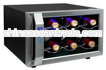 Mini table tope metal wine cooler wine frigerator keep beer or wine cool