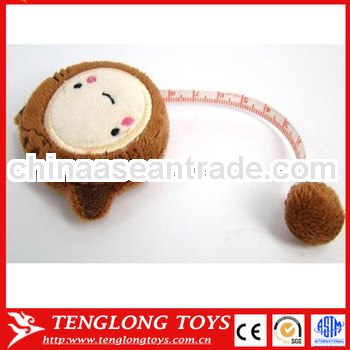 Monkey shape animal series cute plush measuring tape
