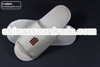 Most Popular Design Open Toe Cotton Slippers,Nap fabric slippers