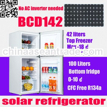 NEWSKY 12V/24V BCD142 DC Solar Fridge,Solar Freezer,Solar Refrigerator