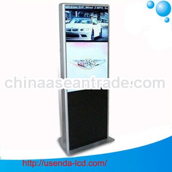 New Design 26-65 inch Floor standing full HD media lcd player free download