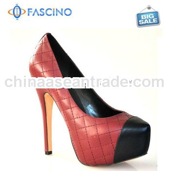 New Design Leather Dress Lady Shoes