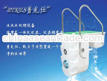 New arrival wall-mounted swimming pool filter with led light PK8026