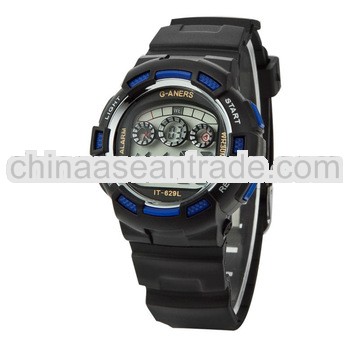 New boys holiday gift electronic outdoor watches Digital Sport Rubber Smart Chronograph Watch