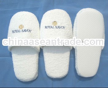 New cotton terry hotel slippers