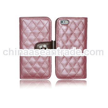 New design Super soft Non-slip TPU rhombus leather case for iphone 5