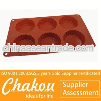 New style flower shape silicone cake mould for Christmas