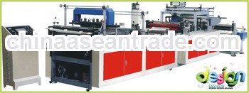 Non woven zip bag making machine made in China (New desing)