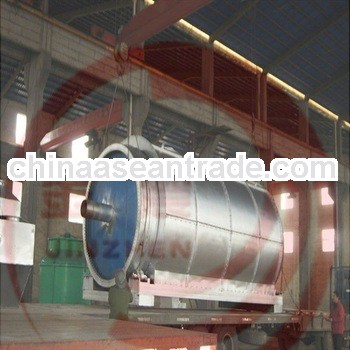 Nonstop work JZC No harm used oil refinery machine