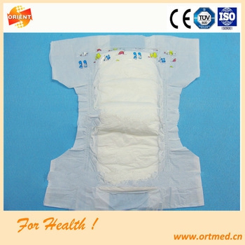 Nonwoven ultra thin and super dry surface baby diaper