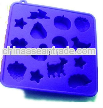 Novelty Animal Shape Silicone Ice Cube Tray