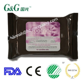 OEM Welcomed Single Pack or 20pcs Skincare Wet Wipes