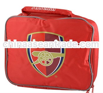 OFFICIAL ARSENAL FC FOOTBALL CLUB SOFT LUNCH BAG COOLER BOX FOR SCHOOL