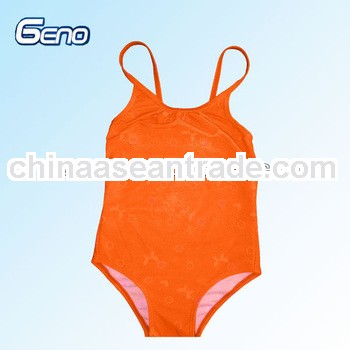 One piece swimsuit with customized design