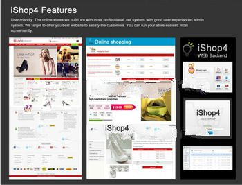 Online department store design, ecommerce website design