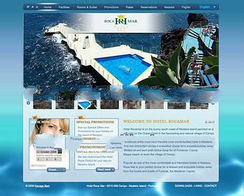 Online designing work for Morden Hotel website