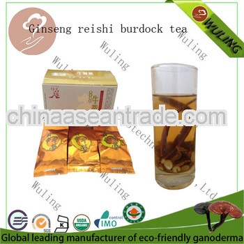 Organic health drink (reishi burdock ginseng tea)