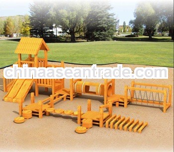 Outdoor Wooden Playground Equipment for sale(KYH-10701)