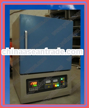 PID control with 30 steps programmable muffle furnace with SiC heating elements