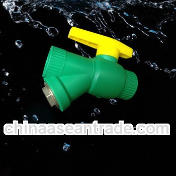 PP-R Valve with filter(with brass ball) for floor heating system