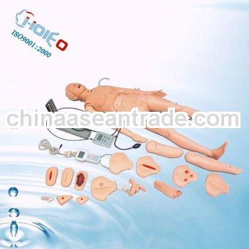 PVC Material Adult Nursing Manikin,Flexible Adult Mannequin, Advanced Medical Training Manikin