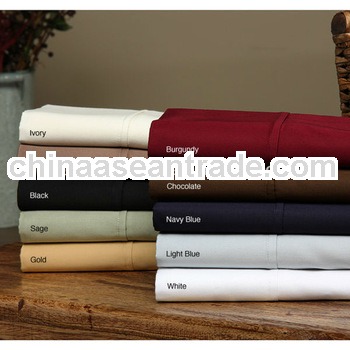 Plain solid cotton home bed duvet cover sets