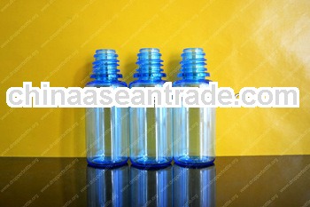 Plastic Clear Blue eye drop /E-cig bottle 10ML PET MOQ 100pcs